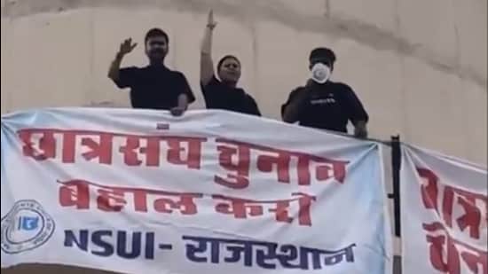 Student leader Viona Jat is leading the hunger strike.