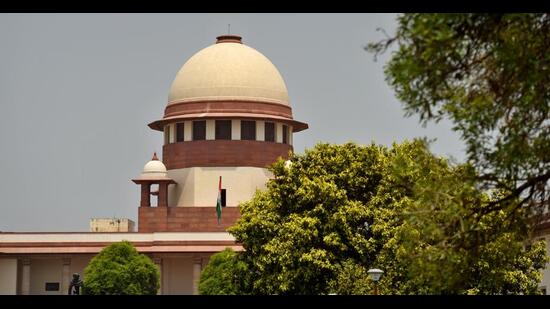 The Supreme Court posted the matter for hearing on Tuesday. (HT PHOTO)
