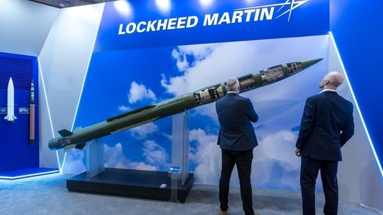A replica of Lockheed Martin’s PAC-3 MSE was on display at a conference in Brussels earlier this year.
