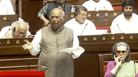 Kharge's remarks for Amit Shah come as the Congress continues to raise questions regarding the home minister's absence in the Parliament session, as well as his silence on the use of ‘brutal force’ against students at Jantar Mantar.