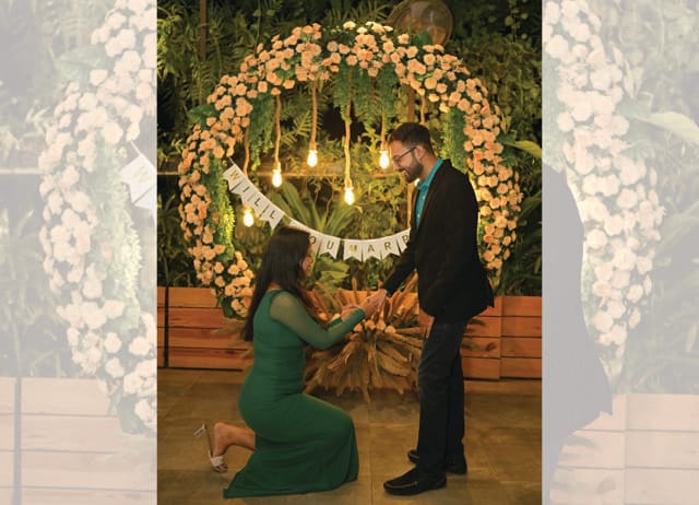 Data analyst Divya Gupta planned a surprise rooftop party for her partner Shyam Madhani in 2024. Data analyst Divya Gupta planned a surprise rooftop party for her partner Shyam Madhani in 2024.