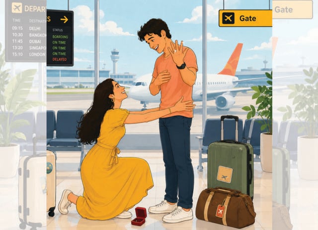 Today, many women refuse to perceive romantic gestures as solely a man’s responsibility. (ILLUSTRATION CREATED USING CHATGPT) Today, many women refuse to perceive romantic gestures as solely a man’s responsibility. (ILLUSTRATION CREATED USING CHATGPT)