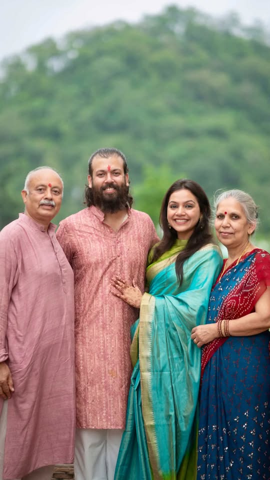 Raghav Sharma with his family. (Raghav Sharma) Raghav Sharma with his family. (Raghav Sharma)