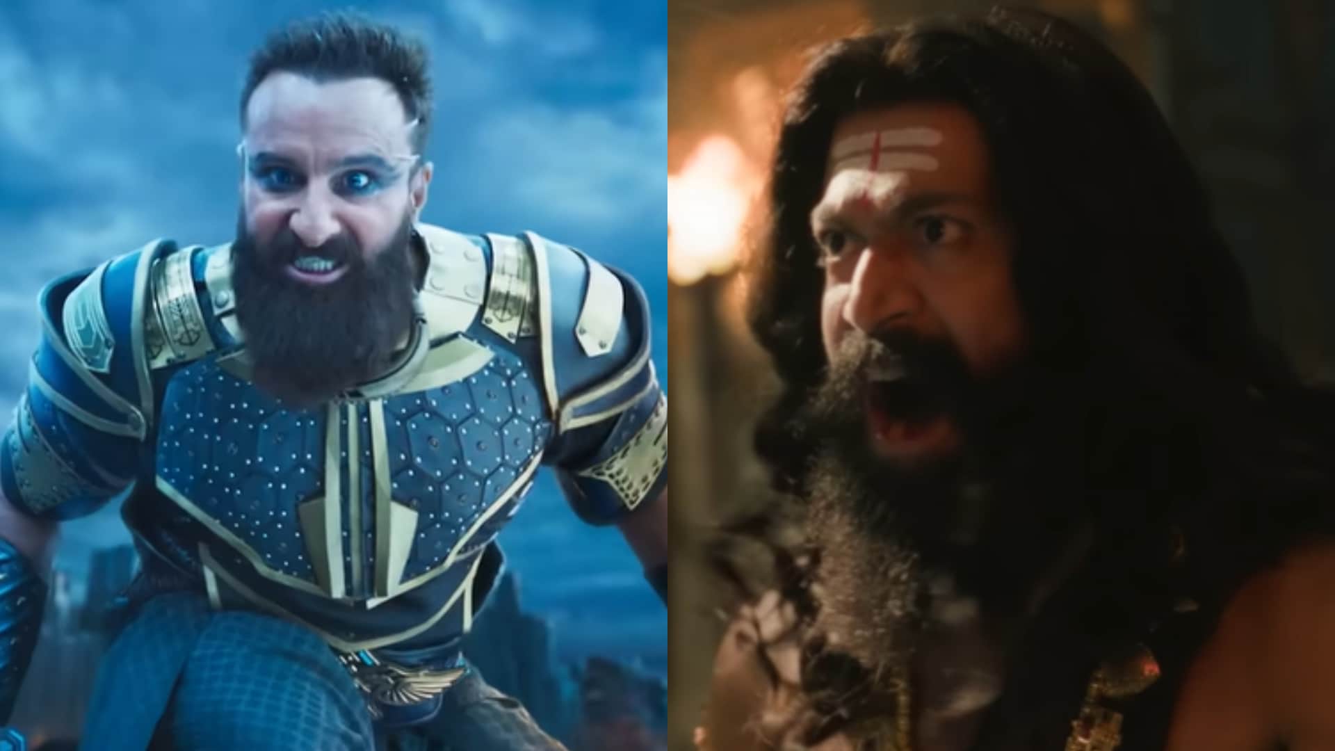 Saif Ali Khan in Adipurush and Yash in Ramayana.