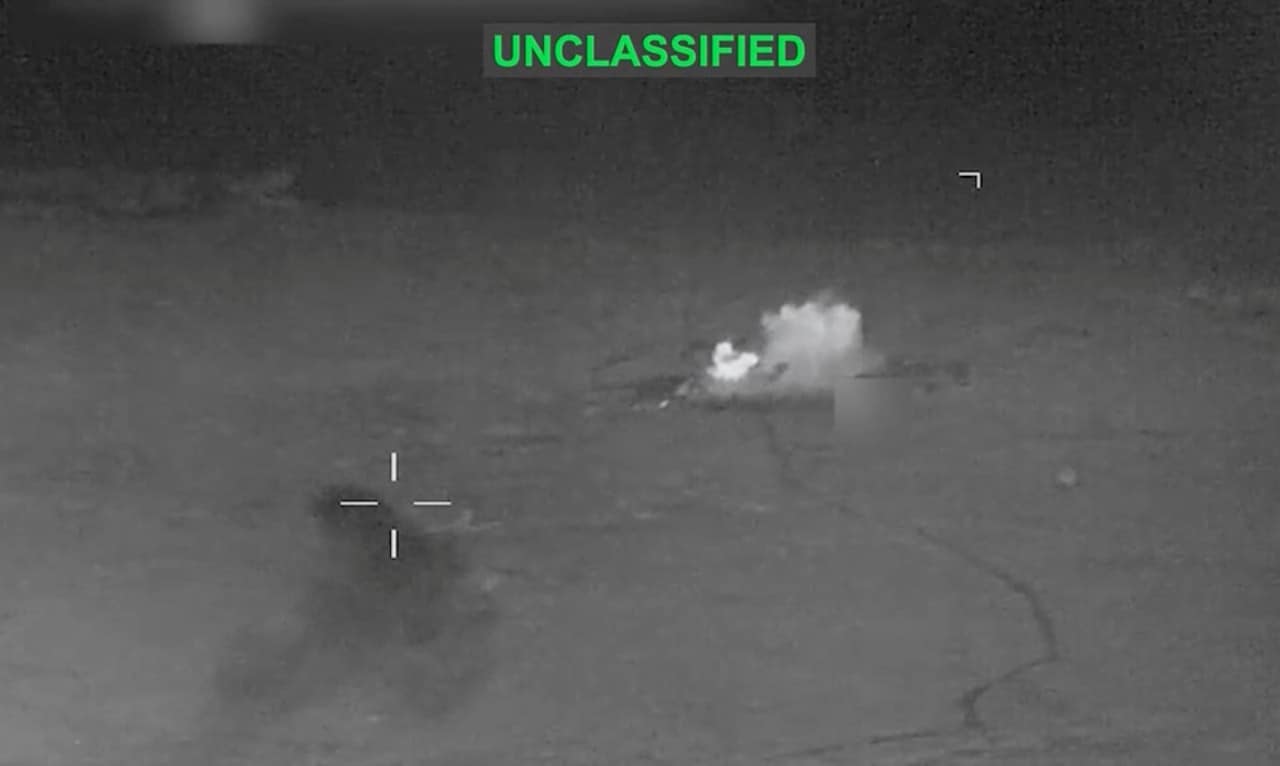 Smoke rises at an unknown location following a U.S. strike on Iran in July. Smoke rises at an unknown location following a U.S. strike on Iran in July.