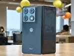The Razr Fold blends immersive entertainment, enduring battery life, and polished cameras into an accomplished debut.(Shubh Bhushan - Hindustan Times)