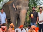 Barnala police have booked the elephant’s owner, Jai Ram of Ludhiana, and three mahouts for their alleged involvement in the mistreatment of the elephant. (HT)