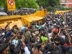Protests are prone to get unruly, spelling danger for the safety of people and property. In most constitutional democracies, the right to protest peacefully is a given. (Sabchit Khanna/HT Photo)