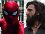 Shah Rukh Khan, Tom Holland and Ranveer Singh in Pathaan, Spider-Man Brand New Day and Dhurandhar. 