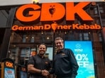 Ginny Sahni (MD GBC) and Simon Wallis (CEO GDK Intl) in Glasgow.