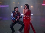 Raghav Juyal and Niharika NM in a still from the music video of Aankhon Se Tune 2.0.