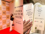 I styled an off-shoulder top and trousers for India Couture Week: Here's how