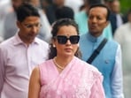 BJP MP Kangana Ranaut during the Monsoon Session of the Parliament, in New Delhi. (PTI Photo/Shahbaz Khan)(PTI07_21_2026_000081B)