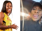 Glory Johnson was briefly married to Brittney Griner before their split made headlines.(Instagram/ @missvol25)