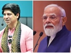 Former BJP national spokesperson Shehzad Poonawalla and Prime Minister Narendra Modi.