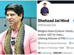 Shehzad joined the Bharatiya Janata Party after his fallout with the Congress in 2017.(X/Instagram/@shehzadpoonawalla/@Shehzad_Ind)