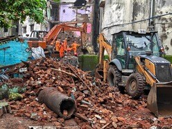 মহারাষ্ট্রের থানে জেলার ভিওয়ান্ডিতে ভয়াবহ দুর্ঘটনা।