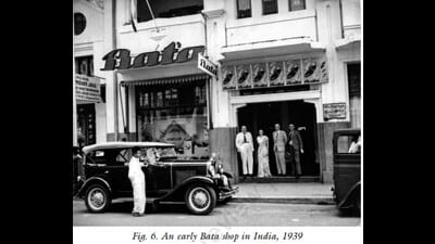 A Bata store in India in 1939. (Courtesy Batanagar by Paramita Sen)