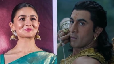 Alia Bhatt gives a subtle yet sweet nod to Ranbir Kapoor’s Ramayana after the trailer release. Alia Bhatt gives a subtle yet sweet nod to Ranbir Kapoor’s Ramayana after the trailer release.