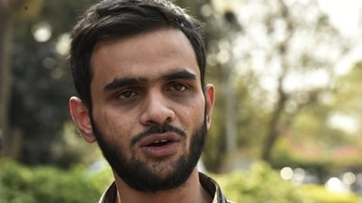 Former Jawaharlal Nehru University scholar Umar Khalid. (HT PHOTO)