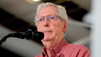 Mitch McConnell's office has refused to confirm whether his signature on a recent letter to Trump was real or autopen. (AP Photo/Mark Humphrey) Mitch McConnell's office has refused to confirm whether his signature on a recent letter to Trump was real or autopen. (AP Photo/Mark Humphrey)