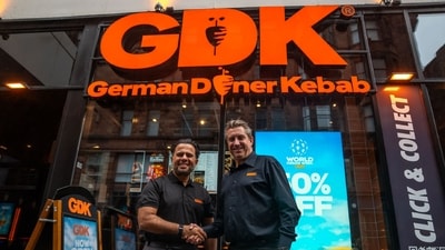 Ginny Sahni (MD GBC) and Simon Wallis (CEO GDK Intl) in Glasgow. (GDK) Ginny Sahni (MD GBC) and Simon Wallis (CEO GDK Intl) in Glasgow. (GDK)