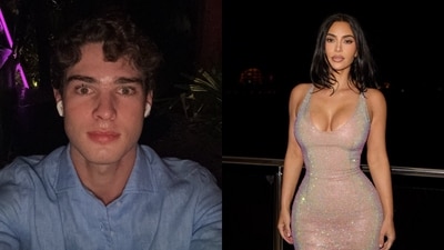 Clavicular sparked a row online with his reply to Kim Kardashian's 'lakemaxxing' photo. (X/@Clavicular0, X/@KimKardashian) Clavicular sparked a row online with his reply to Kim Kardashian's 'lakemaxxing' photo. (X/@Clavicular0, X/@KimKardashian)