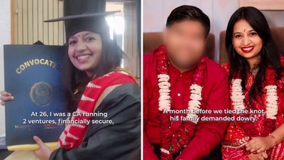 A CA opens up about how her husband scammed her and her parents out of ₹63 lakh. (Instagram/@officialhumansofbombay) A CA opens up about how her husband scammed her and her parents out of ₹63 lakh. (Instagram/@officialhumansofbombay)