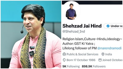 Shehzad joined the Bharatiya Janata Party after his fallout with the Congress in 2017. (X/Instagram/@shehzadpoonawalla/@Shehzad_Ind)