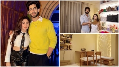 Shreya Kalra and Rishabh Jaiswal give a sneak peek of their Mumbai home. Shreya Kalra and Rishabh Jaiswal give a sneak peek of their Mumbai home.