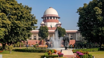 The bench of justices Dipankar Datta and Satish Chandra Sharma said, “The judgment on the question as to whether the writ petitions need to be referred to a bench of five judges is reserved.” (PTI) The bench of justices Dipankar Datta and Satish Chandra Sharma said, “The judgment on the question as to whether the writ petitions need to be referred to a bench of five judges is reserved.” (PTI)