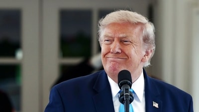 US President Donald Trump said Spain does not know what to do now that thousands of migrants are 'invading' though sea. (Bloomberg) US President Donald Trump said Spain does not know what to do now that thousands of migrants are 'invading' though sea. (Bloomberg)
