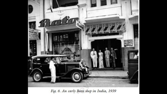 A Bata store in India in 1939. (Courtesy Batanagar by Paramita Sen)