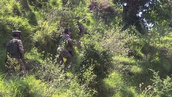 Officials said the hideout had been constructed in a densely forested area, amid thick vegetation. (File Photo/ ANI Video Grab)