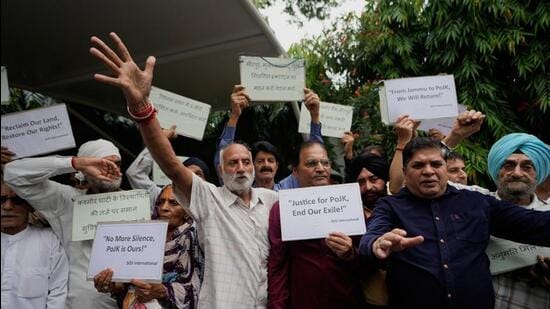 India on Friday denounced the Pakistan government’s use of “ruthless force” against civilian protesters in Pakistan-occupied Jammu and Kashmir (PoJK) (AP Photo)