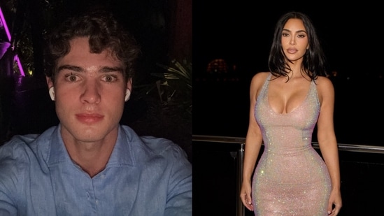 Clavicular sparked a row online with his reply to Kim Kardashian's 'lakemaxxing' photo.