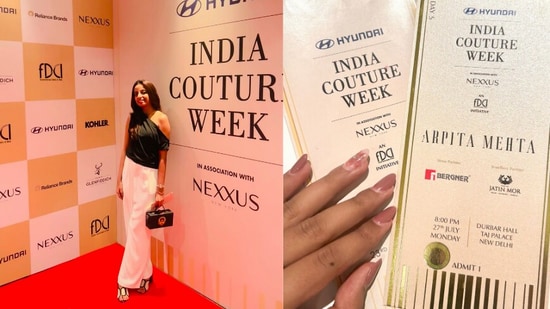 I styled an off-shoulder top and trousers for India Couture Week: Here's how