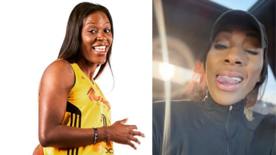 Glory Johnson was briefly married to Brittney Griner before their split made headlines. (Instagram/ @missvol25)