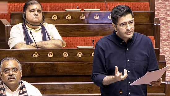 BJP MP Raghav Chadha was speaking during the discussion on the Public Examinations (Amendment) Bill, 2026. (File Photo/PTI)