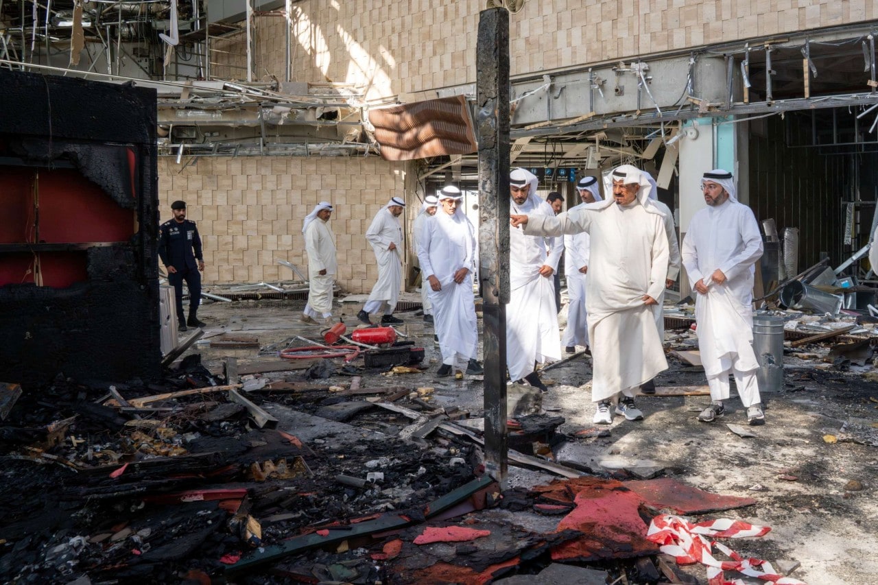Officials in June inspecting damage at Kuwait International Airport after an Iranian attack. Officials in June inspecting damage at Kuwait International Airport after an Iranian attack.