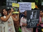 Women protesters