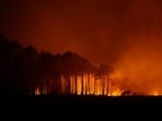 The Old Trails Fire has forced evacuations in Spokane Valley, Washington.