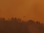 Fire in Grants Pass, Oregon.