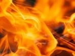 Fire in Mishawaka, Indiana.
