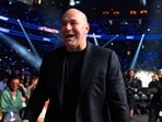UFC president Dana White in attendance during UFC 329 at T-Mobile Arena.