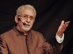 Actor Naseeruddin Shah addressed not accepting lifetime achievement awards recently. (PTI Photo)