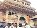 The Banke Bihari temple in Mathura (HT File Photo)