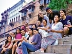 The Sharmas on a recent family trip to Varanasi. (Courtesy Famdocs Collective)