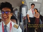 A pilot made his mother proud by flying her as a passenger for the first time.