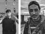 An 18-year-old 'Nims' joining the Gurkha regiment of British military in 2003; and (right) in combat gear on Special Forces duty.(Photos: British Special Boat Service/Elite Exped website)